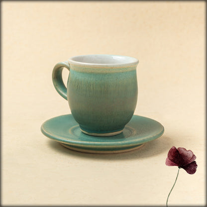 aura sage green mug
