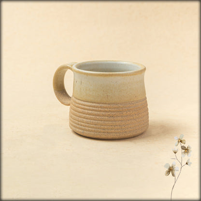 aura earthy brown tea mug
