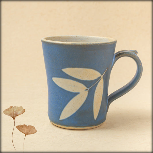 aura blue coffee mug