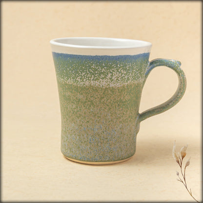 aura burgandy coffee mug