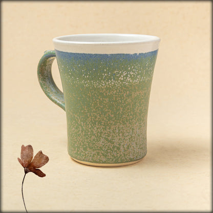 aura burgandy coffee mug