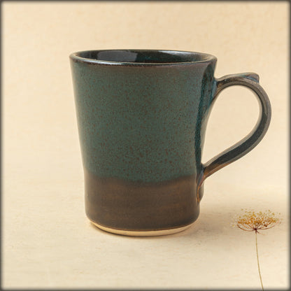 aura burgandy coffee mug