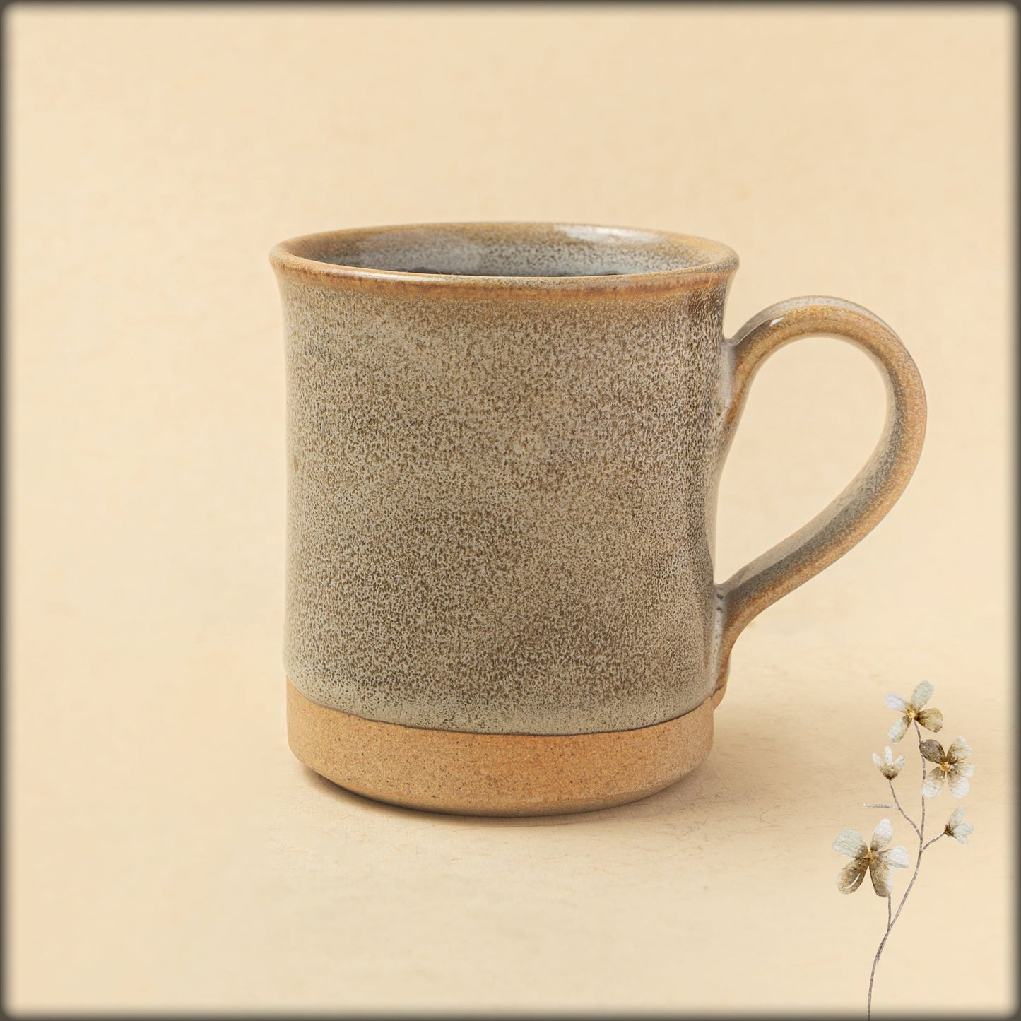 aura burgandy coffee mug