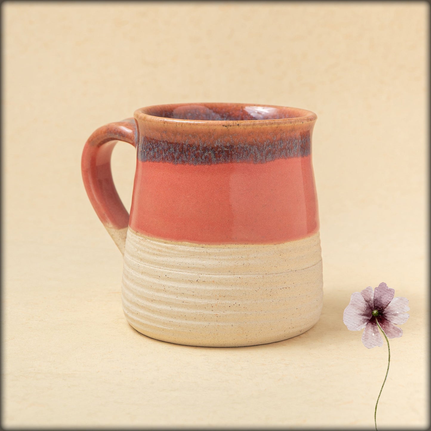 aura green & ivory coffee mug