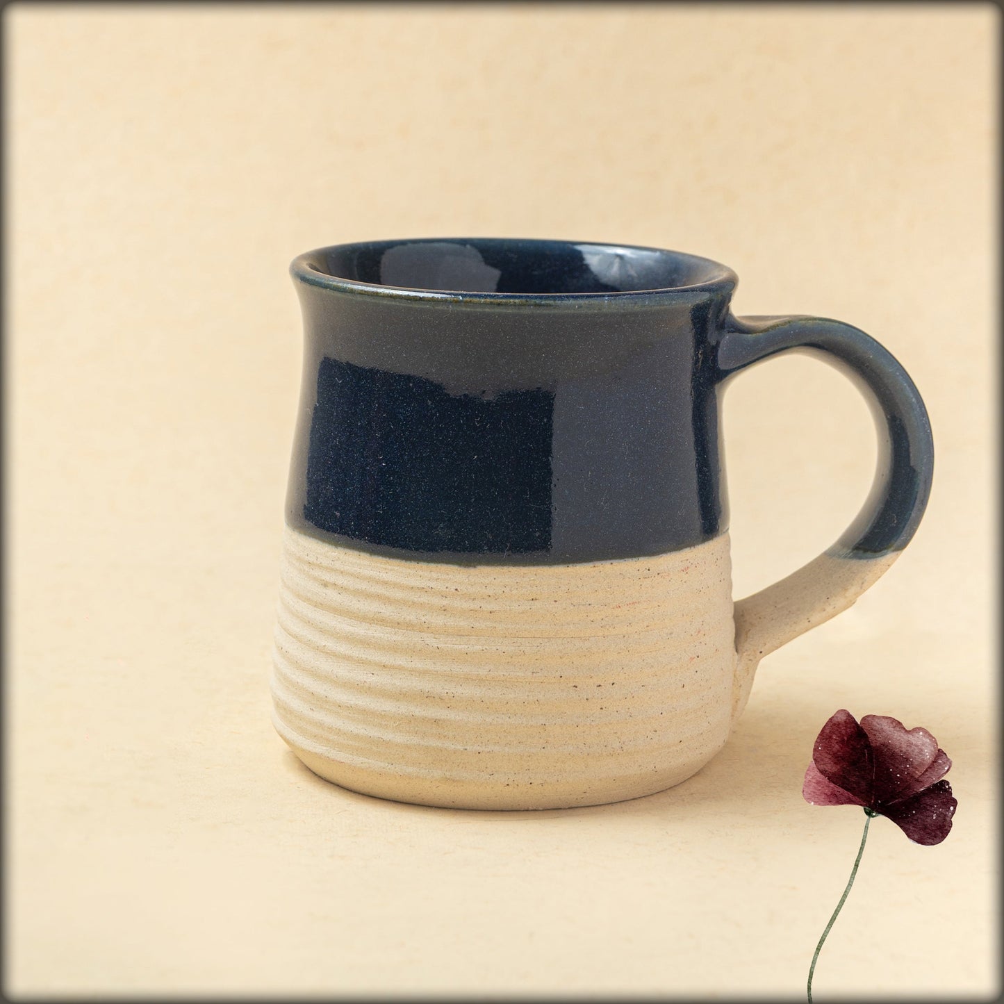 aura green & ivory coffee mug