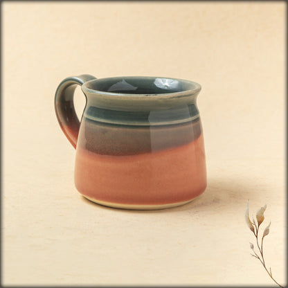 aura teal blue tea cup