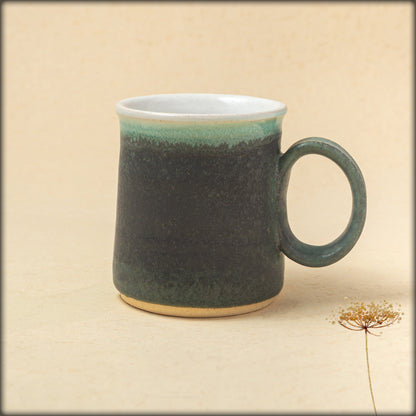 aura forest green coffee mug