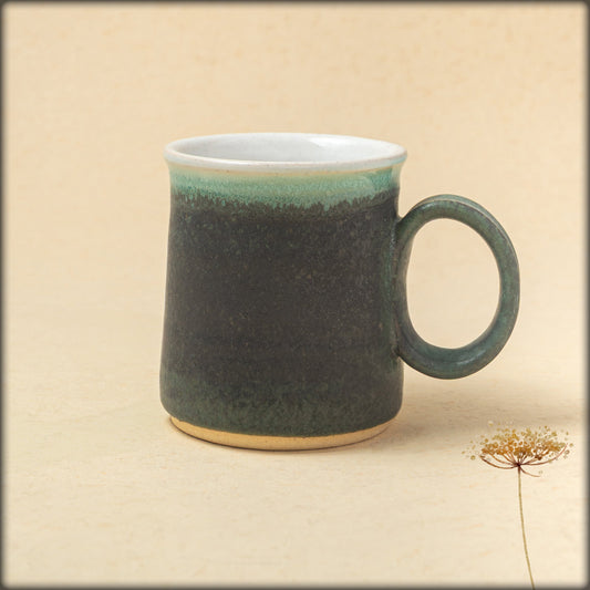 aura forest green coffee mug