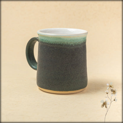 aura forest green coffee mug