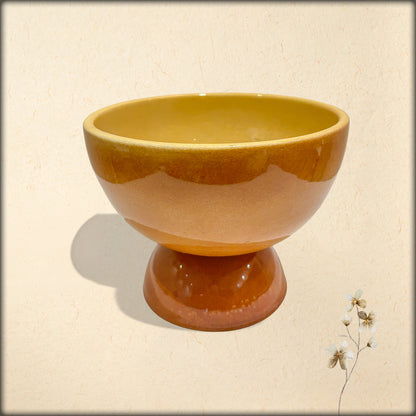 round bowl (small) mustard