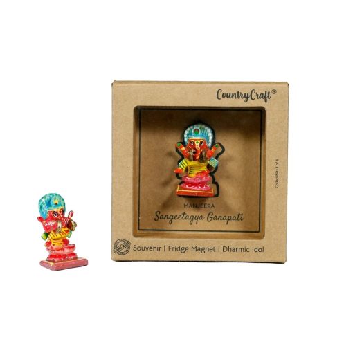 Sangeetagya Ganapati Sculpture with Manjeera 1/6, a fusion of art and melody.