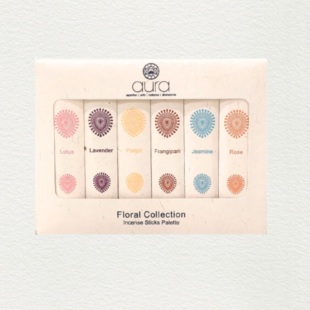 Set Of Six Incense sticks Palette - Floral Collection