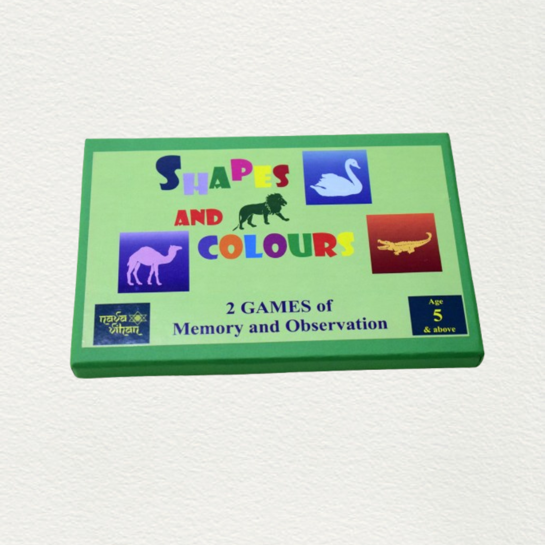 Shapes and Colours - 2 Games of Memory and Observation