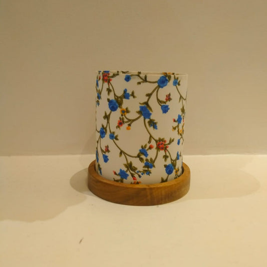 Printed  Flower T-Lite Holder