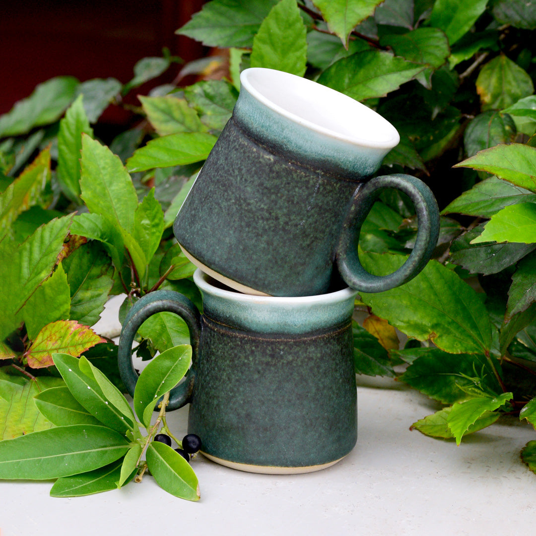 Teal Ceramic Tea Cups