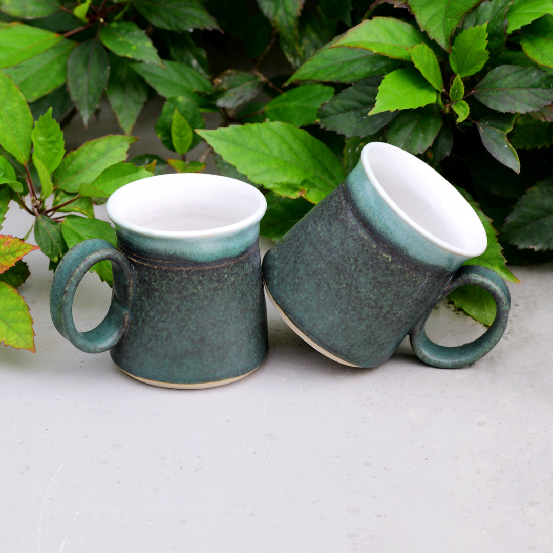 Teal Ceramic Tea Cups