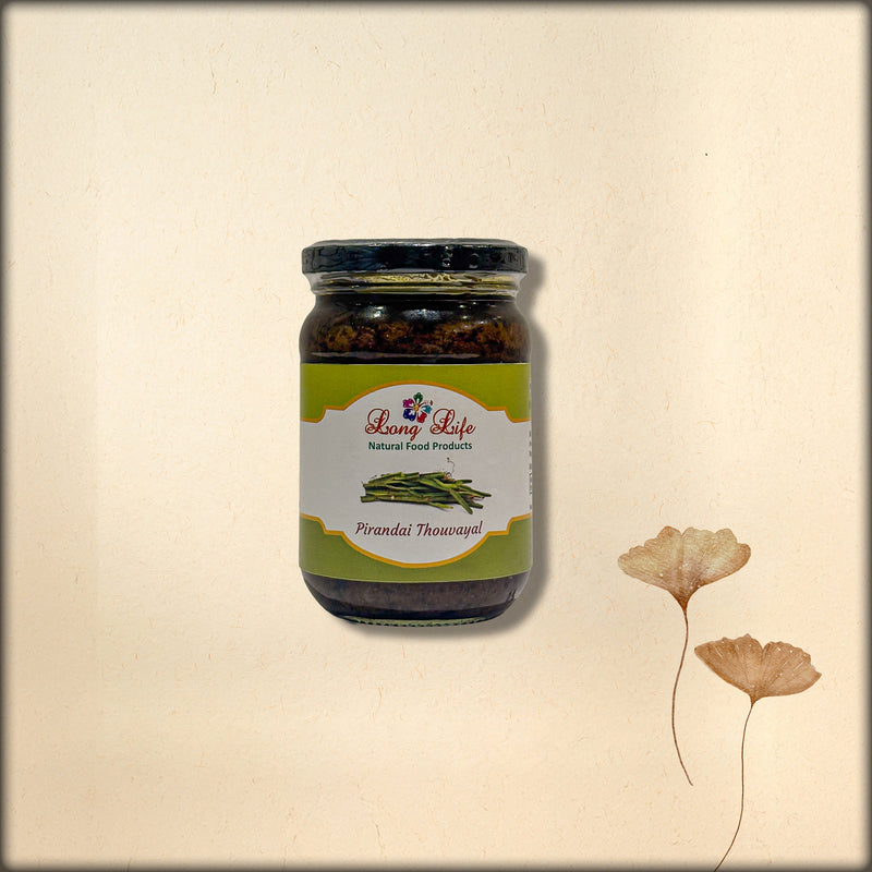 pirandai thouvayal pickle (veldt grape)