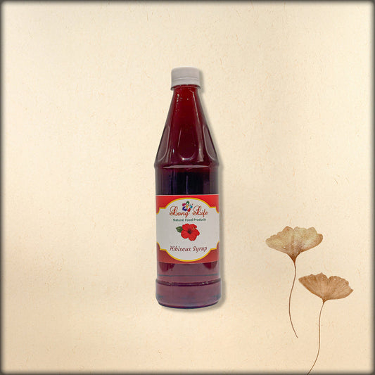 Handmade Hibiscus syrup -Plastic Bottle