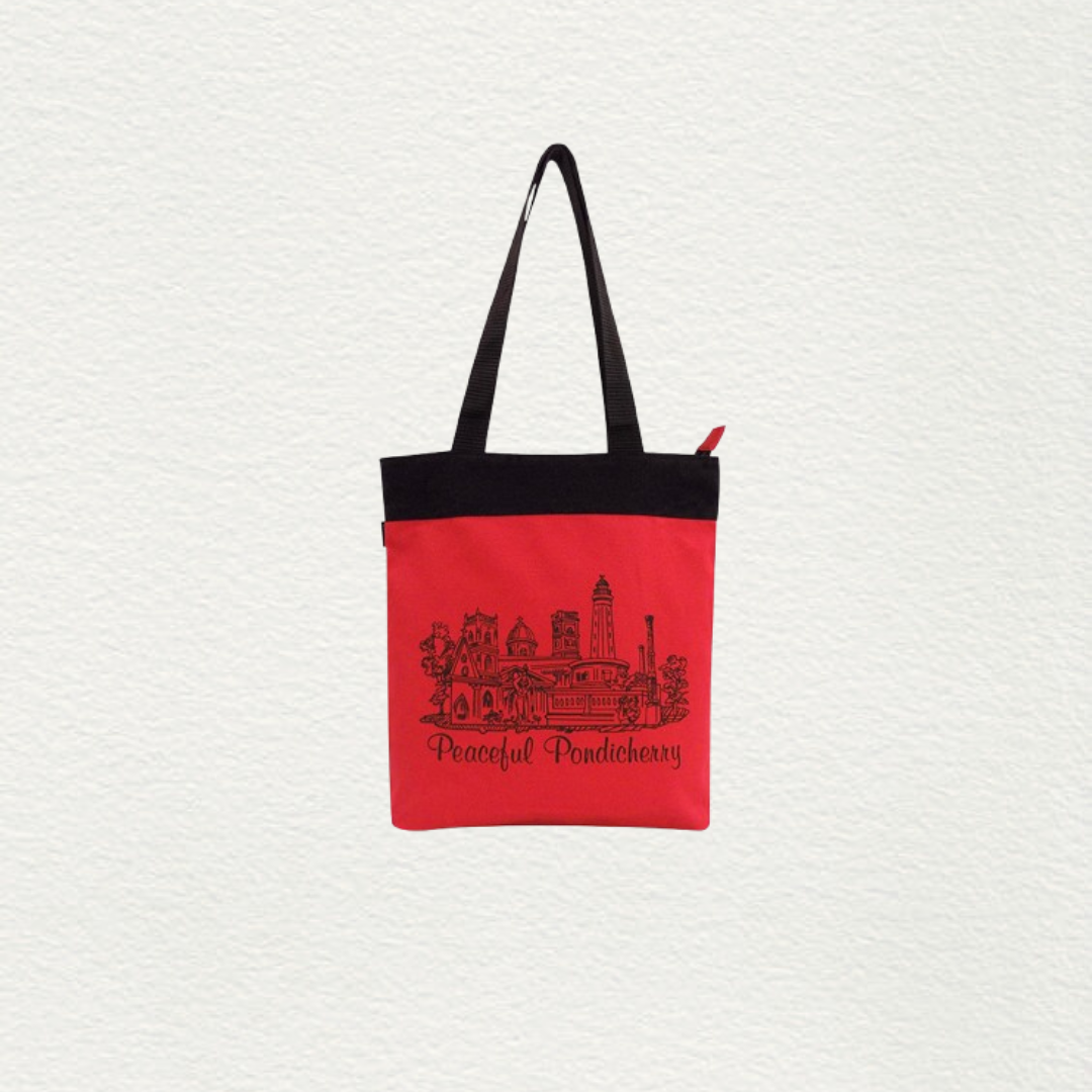 online shopping pondicherry canvas bag at aura experience store pondicherry