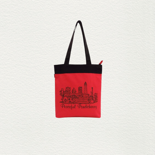 online shopping pondicherry canvas bag at aura experience store pondicherry