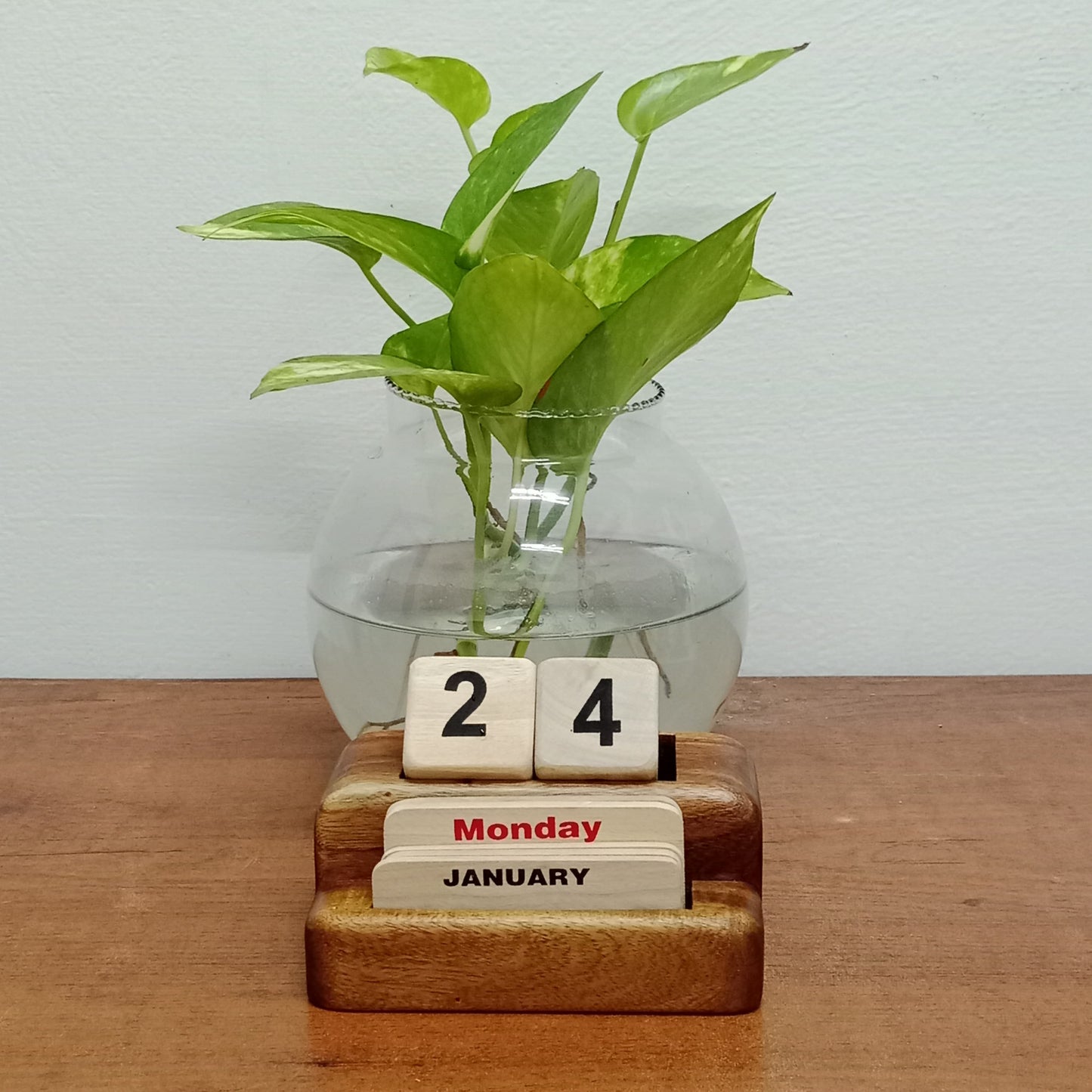 Eternal Wooden Calendar For Office Desk And Home