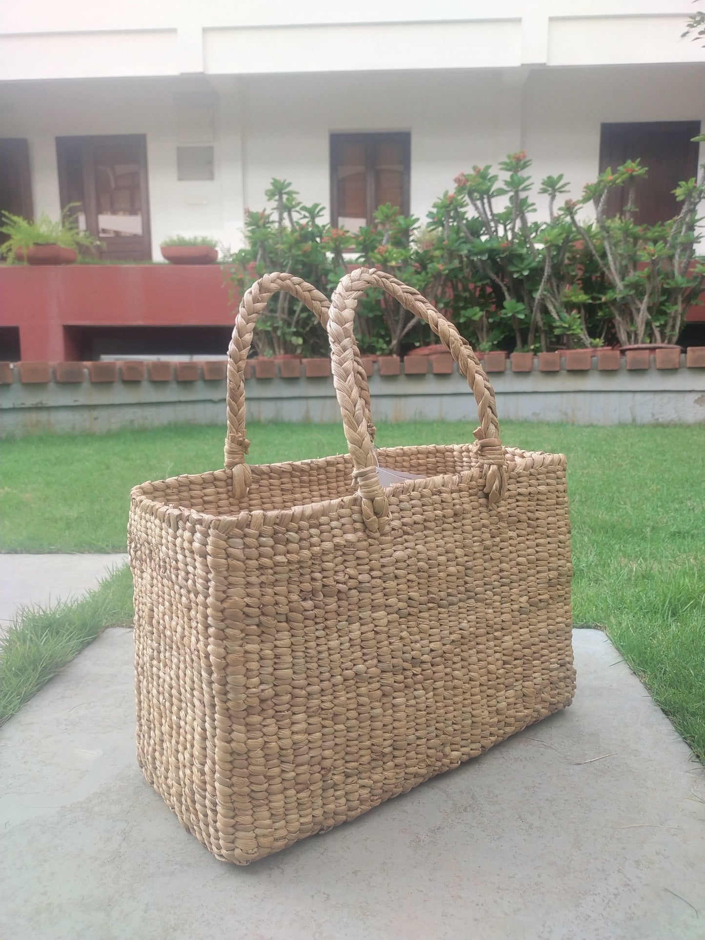 Eco Friendly Water Hyacinth Basket