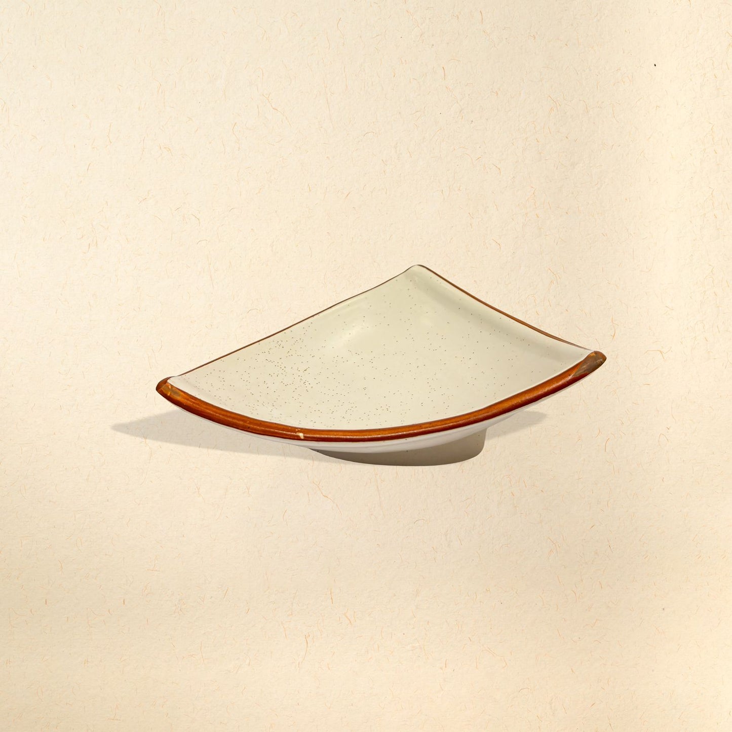 Ivory triangular plate