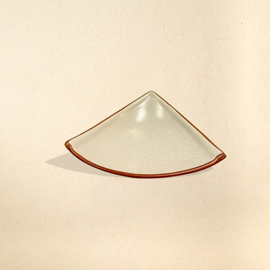 Ivory triangular plate