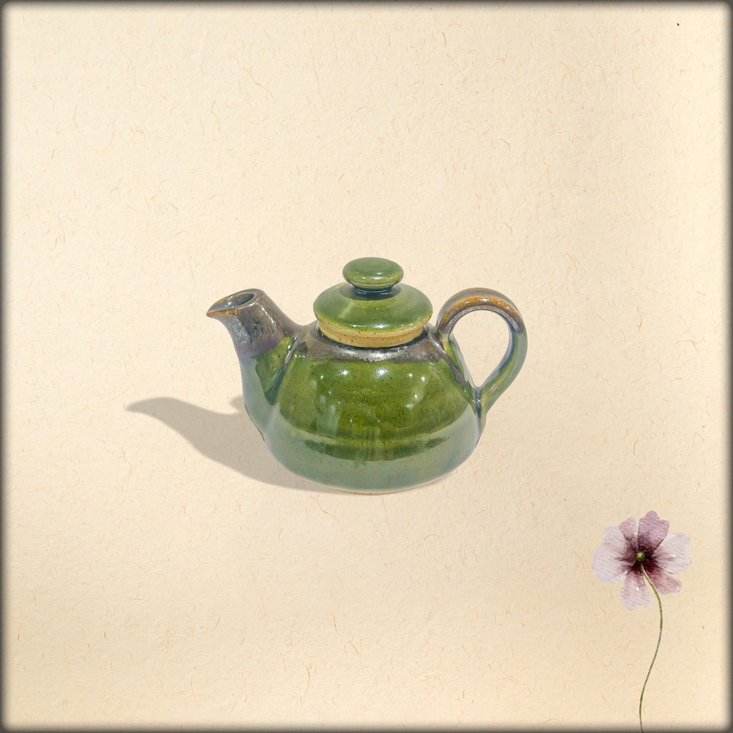 aura one cup tea pot (OLIVE GREEN)