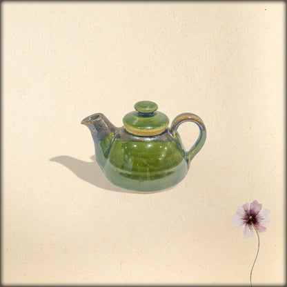 aura one cup tea pot (OLIVE GREEN)