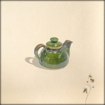aura one cup tea pot (OLIVE GREEN)