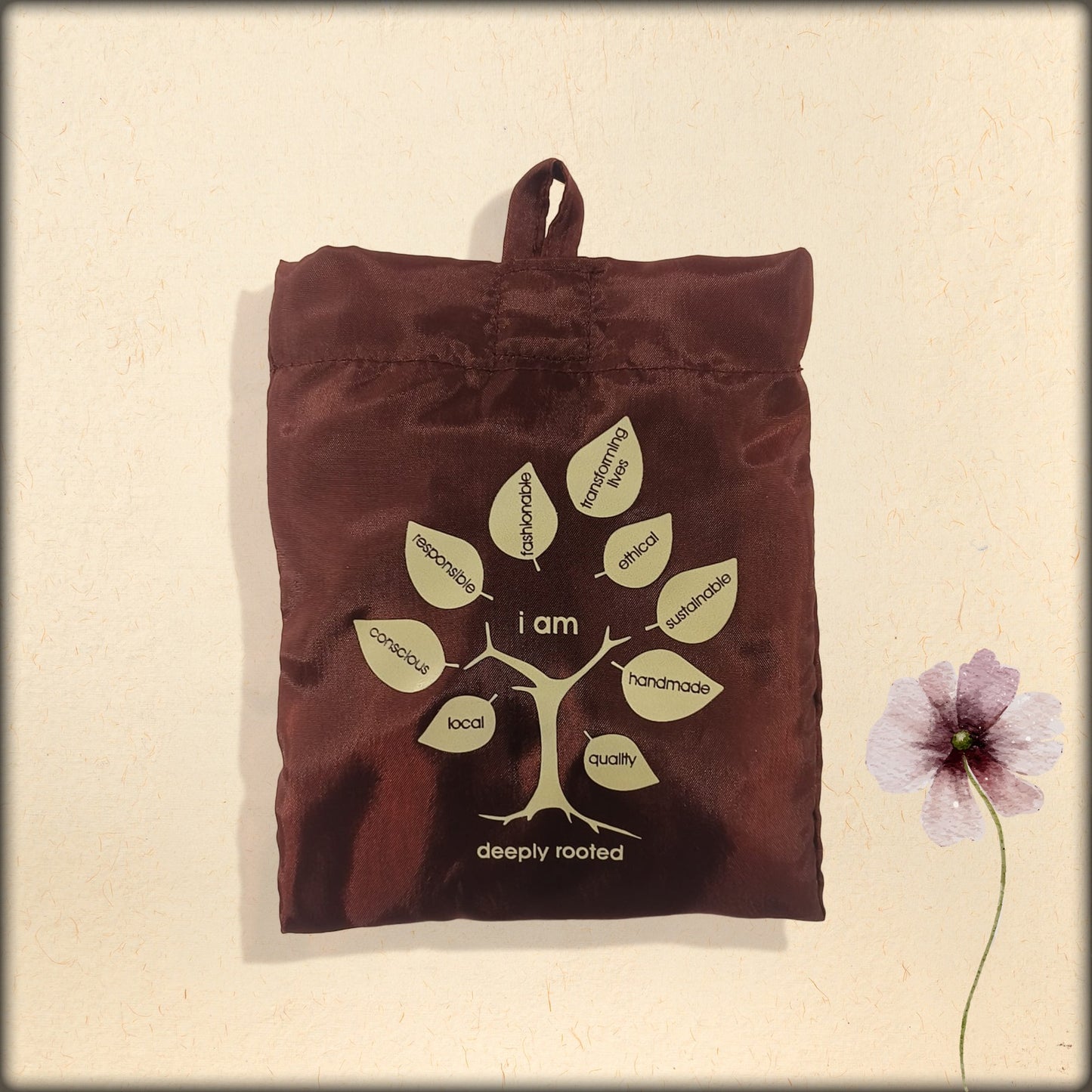 aura foldable shopping bag | eco-friendly, reusable & compact tote