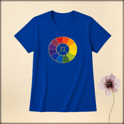 unisex printed cotton t-shirt (The Mother's symbol)