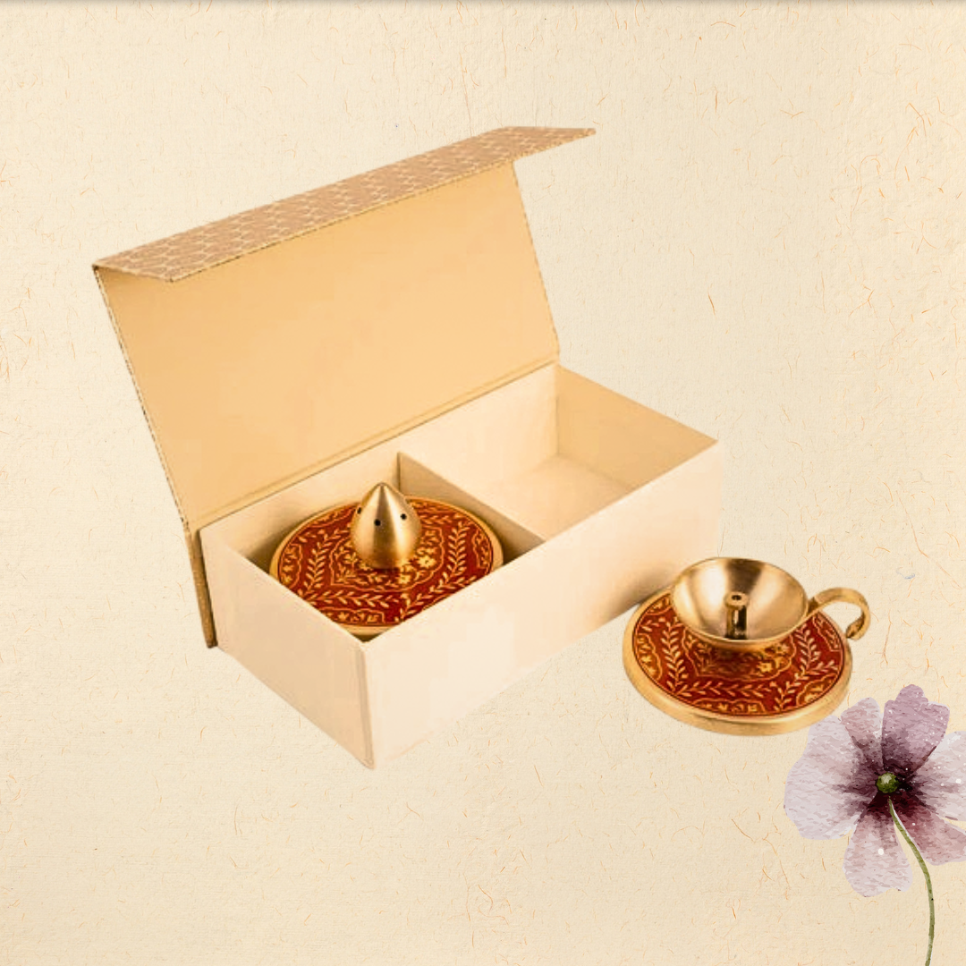 Gift Box : Sanskaar Diya + Incense Holder