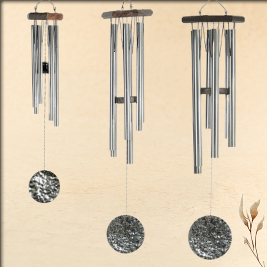 wind chime aluminum - earth