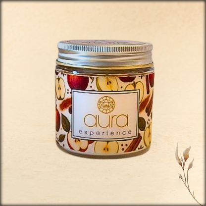 aura aromatic soya glass candle