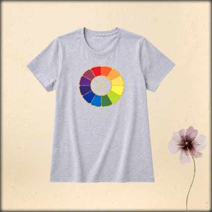 unisex printed cotton t-shirt (The Mother's symbol)