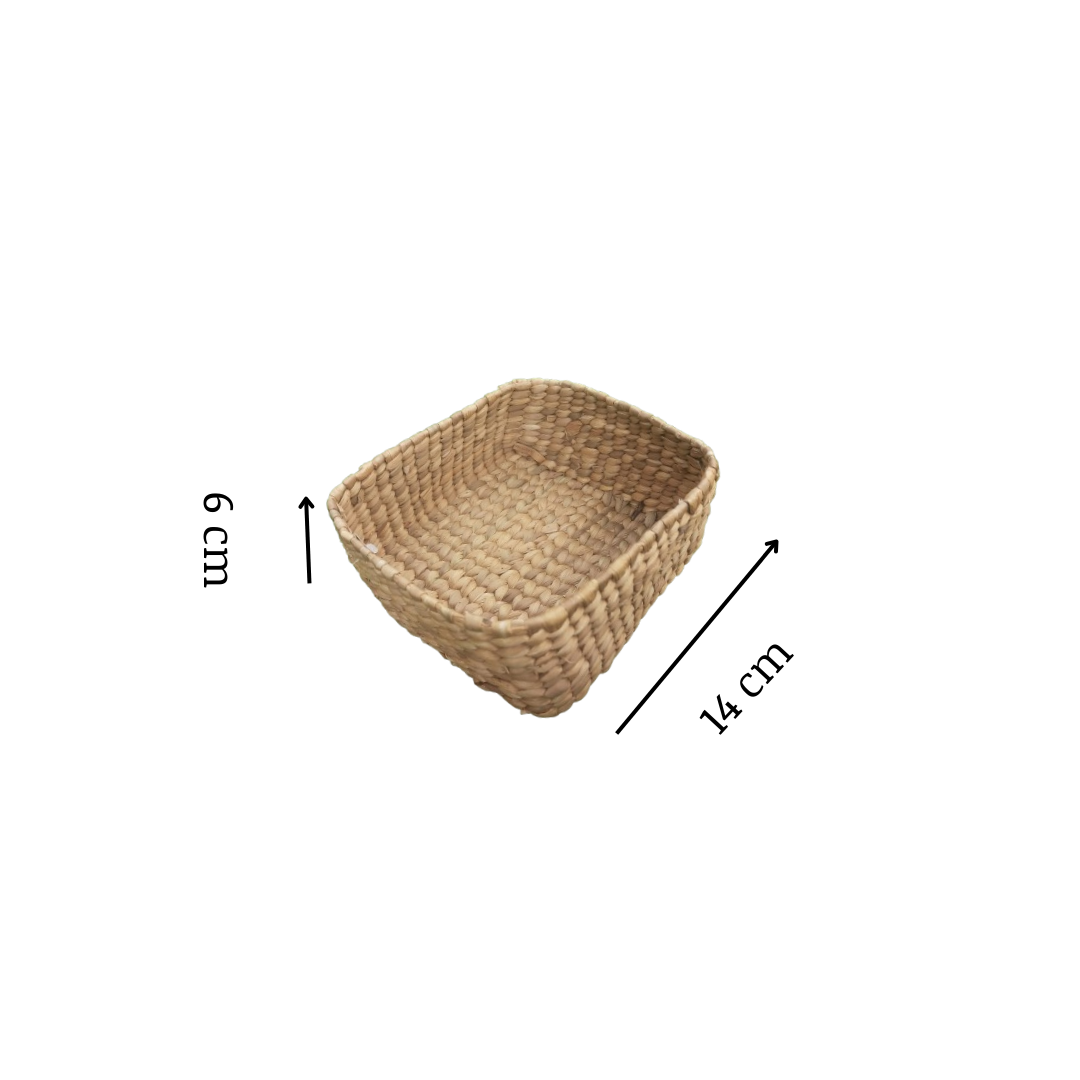 Water Hyacinth Square Tray