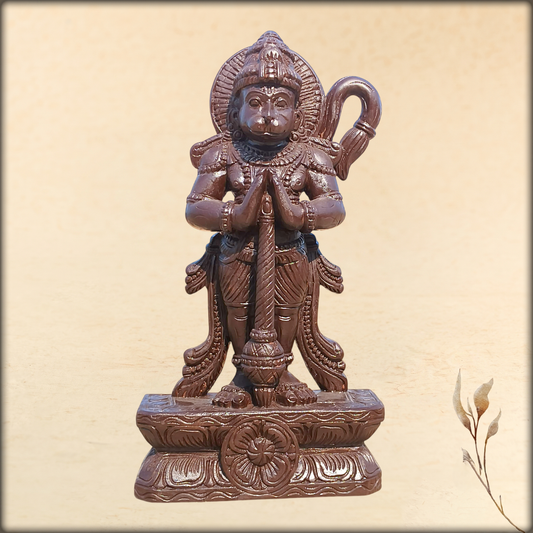 lord hanuman wooden sculpture 3 feet