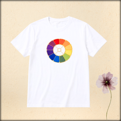 unisex printed cotton t-shirt (The Mother's symbol)
