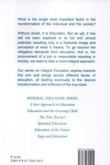 A New Approach To Education (Integral Education Series)