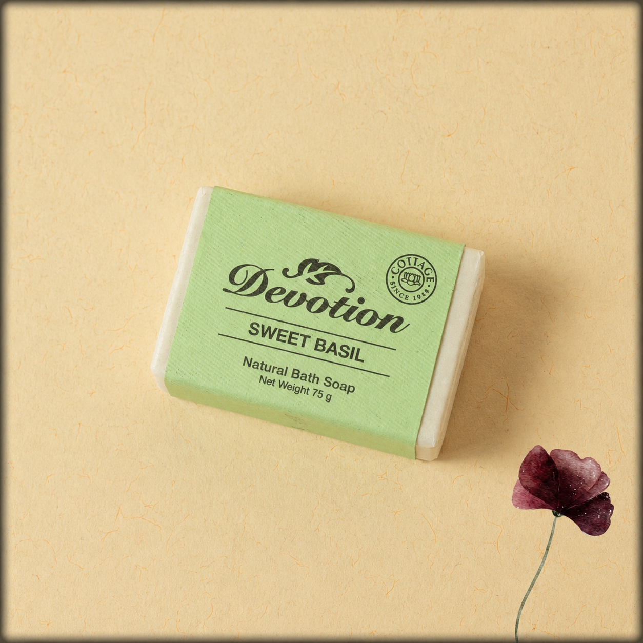 sweet basil natural bath soap - devotion