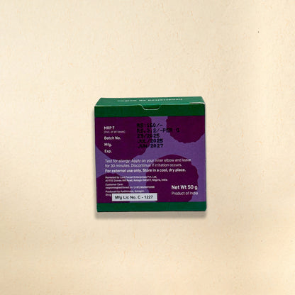 organic handmade basil beewax soap with its natural ingredients will be suitable for all skin types available at aura store puducherry