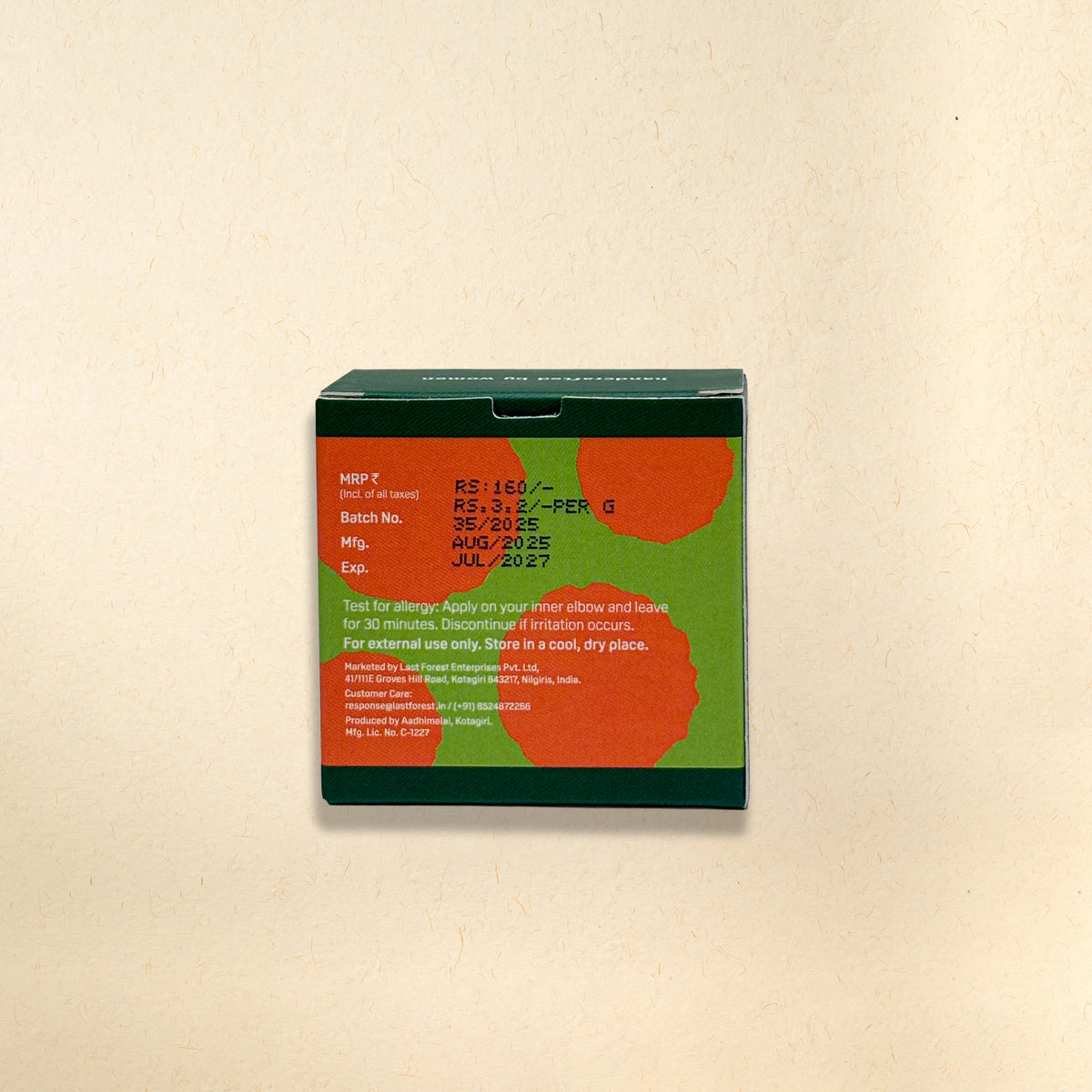 handmade lemongrass beewax soap best for daily skincare at aura boutique puducherry