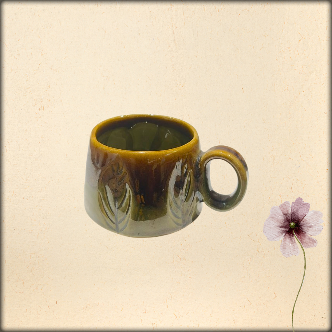 aura handmade unique ceramic tea cup | artisan coffee & tea mug