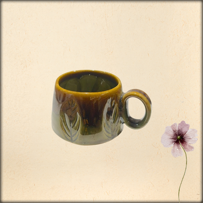 aura handmade unique ceramic tea cup | artisan coffee & tea mug
