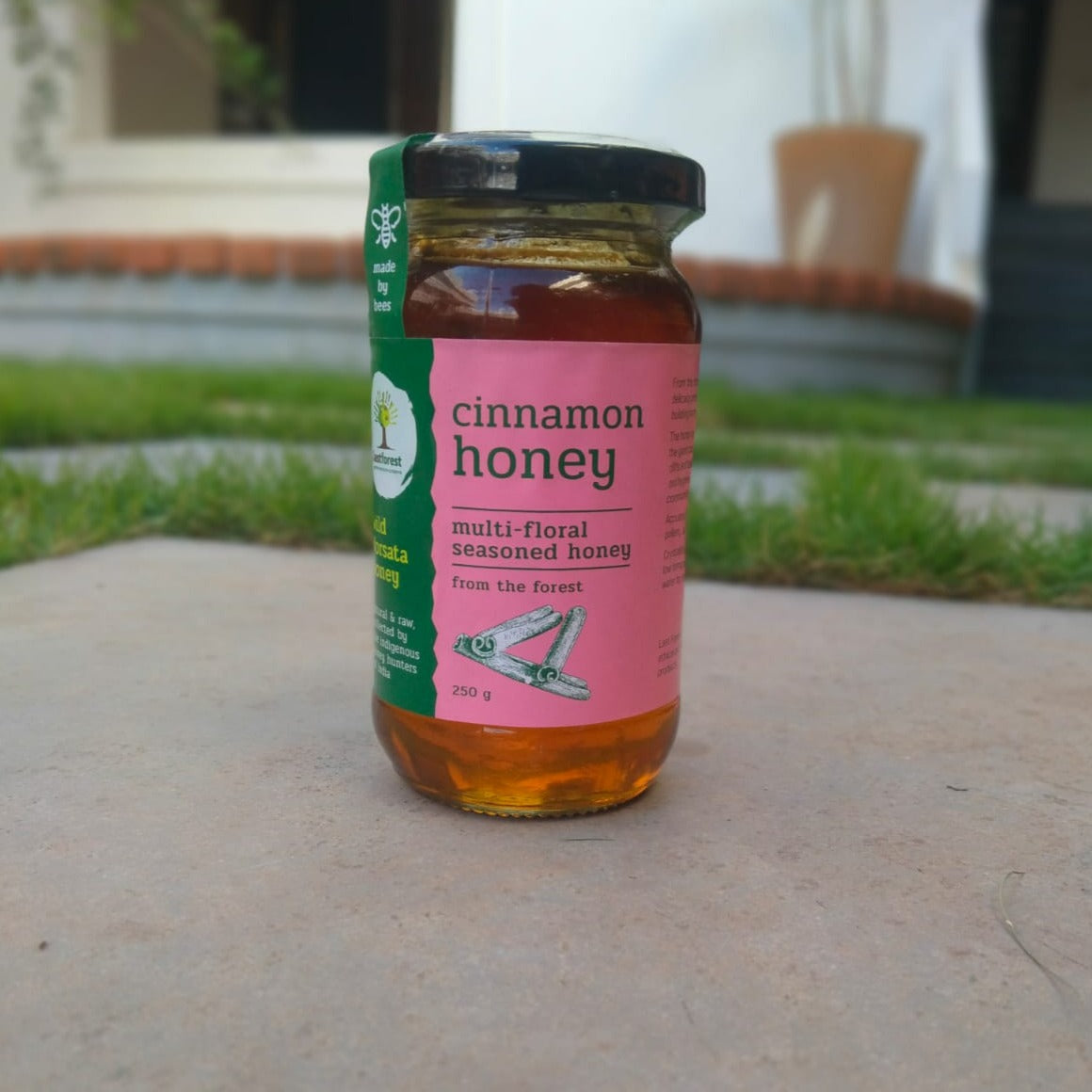 cinnamon multi-floral seasoned unprocessed raw wild nilgiris honey by last forest