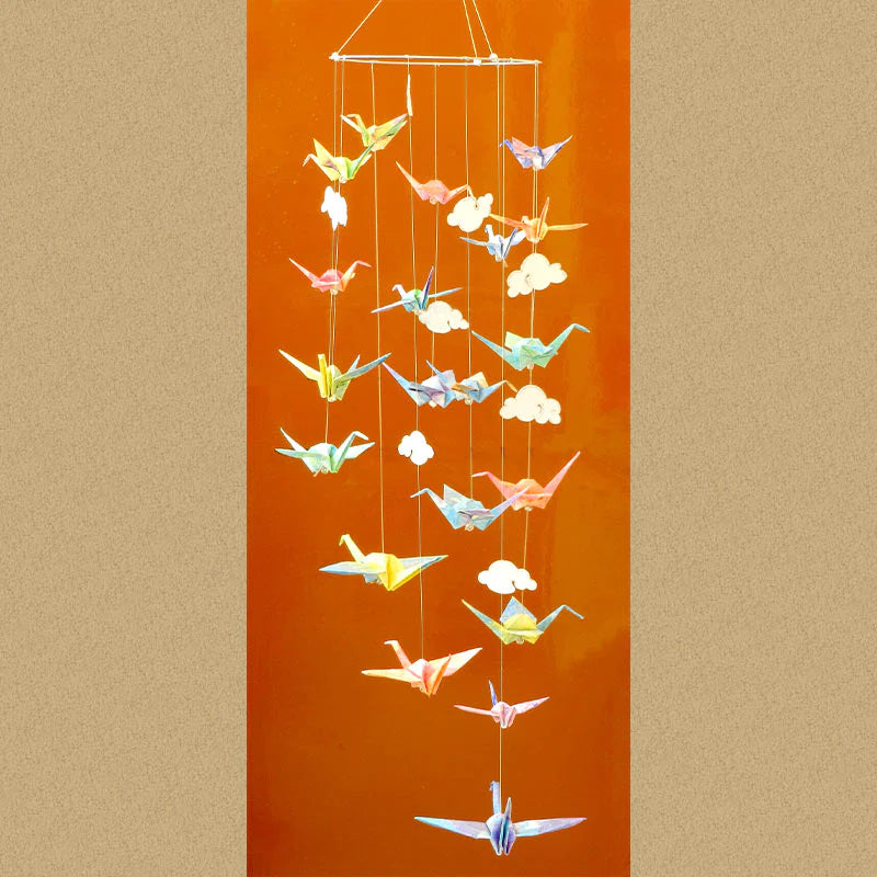 Crane Mobile - Hanging Décor Of Origami Birds