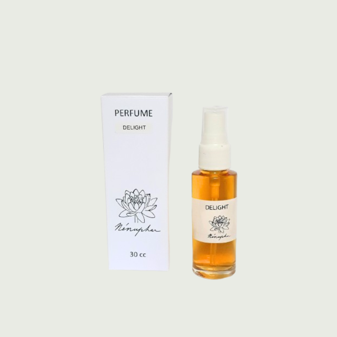 fragrant unisex perfume delight 30 ml spray manufactured by laboratoires senteurs, sri aurobindo ashram. pondicherry