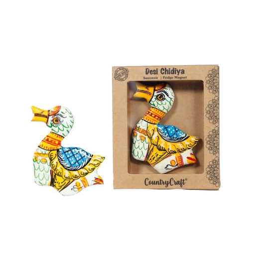 Whimsical Desi Chidiya Batakh Magnet, adding charm to your fridge